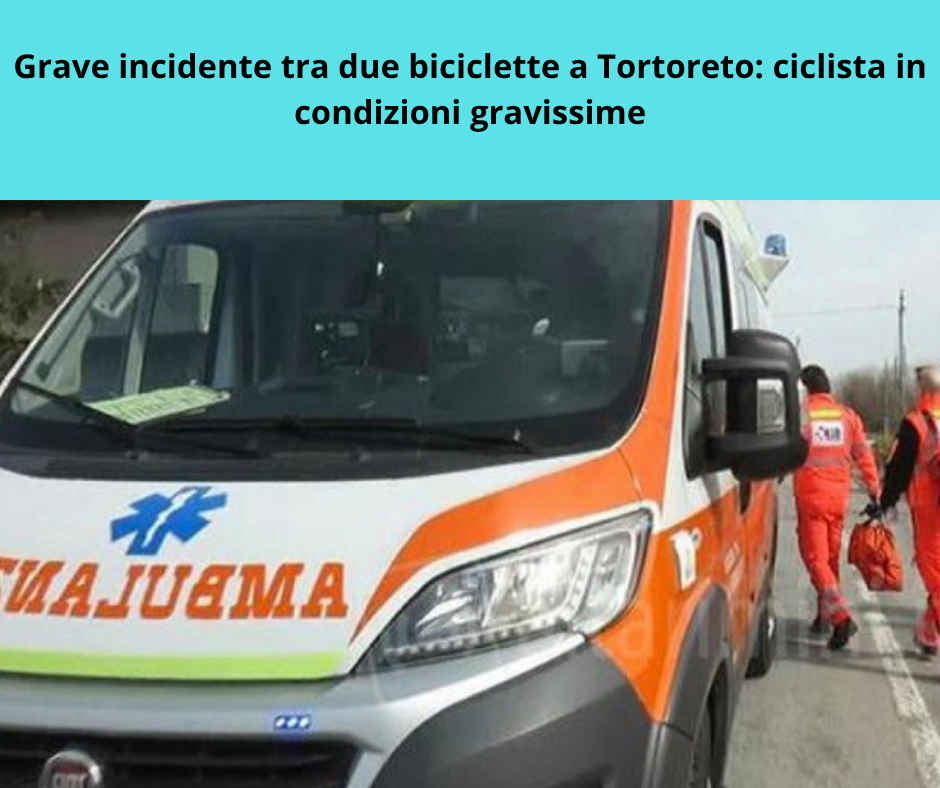 Via Carducci a Tortoreto, luogo dell'incidente tra due biciclette