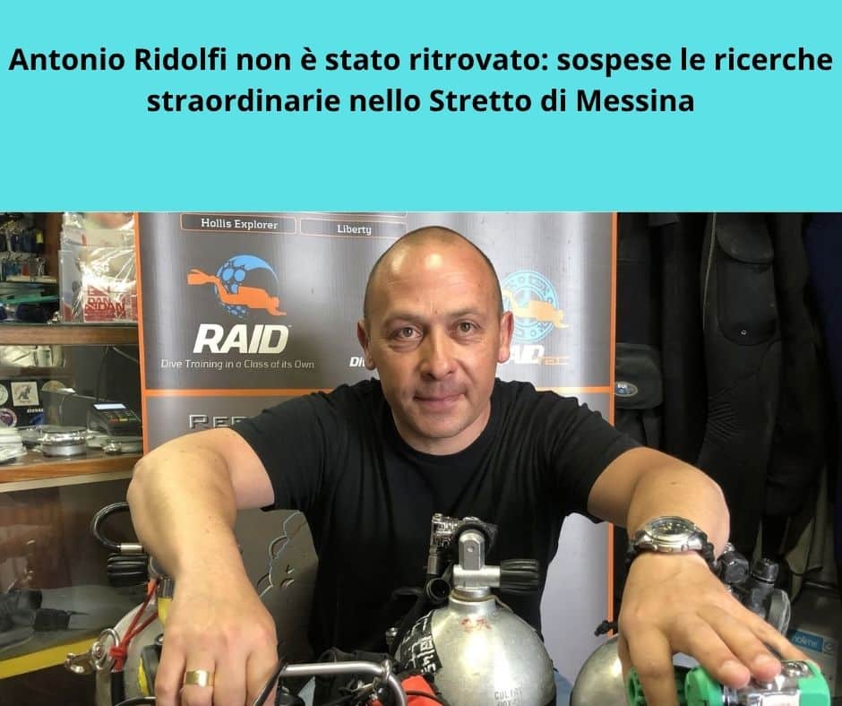 Mezzi della Guardia Costiera durante le ricerche nello Stretto di Messina